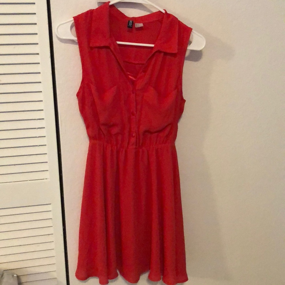 Vibrant red dress. Worn once in great condition